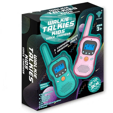 2Pcs Kids Voice Changer Walkie Talkie